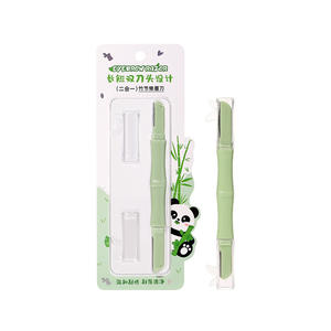 Lmltop ที่กันขนคิ้วแบบปลายสองด้านใบมีดสแตนเลสพร้อมตาข่ายป้องกันสำหรับ Sy362กำจัดขนที่แม่นยำ - Product Image 2