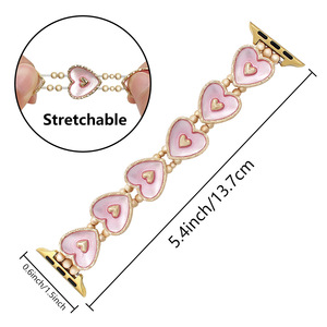 Correa de Aleación para <span class=keywords><strong>Apple</strong></span> <span class=keywords><strong>Watch</strong></span>, Correa Elástica para Reloj Inteligente IWatch Serie 4/5/6/7/8/<span class=keywords><strong>SE</strong></span> - Product Image 5