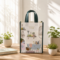 Sac fourre-tout promotionnel personnalisé en polypropylène laminé non tissé, réutilisable et écologique, avec fermeture à bandoulière