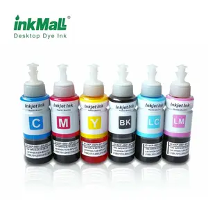 Inkmall UV Tahan Dapat Diisi Ulang Tinta Pewarna Berbasis Air untuk EP Stylos L800 L805 Pencetak