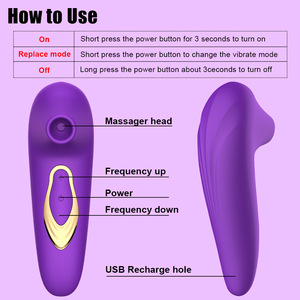 Vibrator Penghisap Klitoris untuk Wanita - Tahan Air IPX7 10 Frekuensi Tanpa Pelumas Mainan Seks Dewasa - Product Image 5