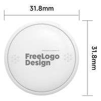 Localizador Antipérdida con Certificación MFi, Compatible con Find My Hub y AirTag, Resistente al Agua IP67, con Correa de Silicona para Llaves, para Airtag, iOS y Google
