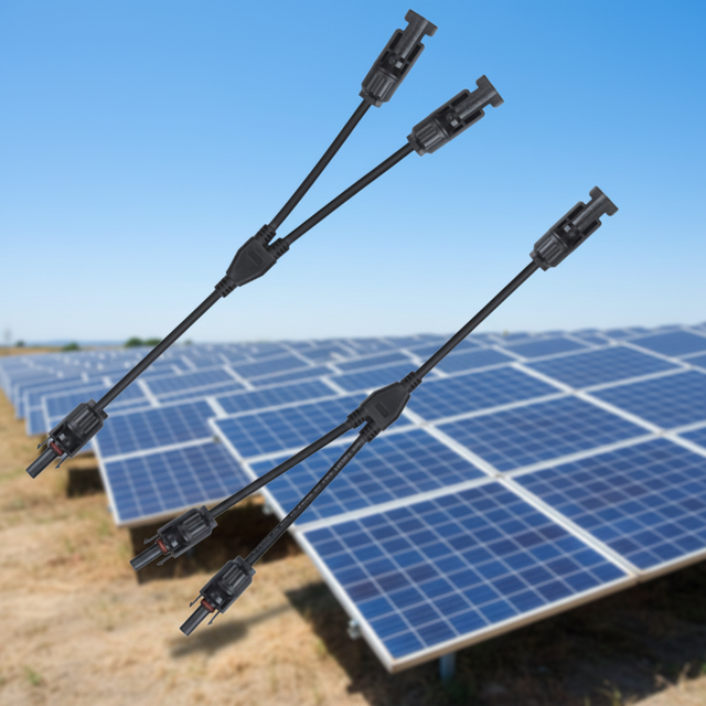 MC 1000V 30A Y Branch Waterproof Solar Cable Connector PV Connector Pv Branch Connector, Solarkabel, arnes de cableado