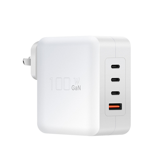 AU Australia Pin Type-c Pd Gan Charger 100w with Saa Certificate 100 w Usb-c Fast Charging Head for iphone macbook Phone Laptop