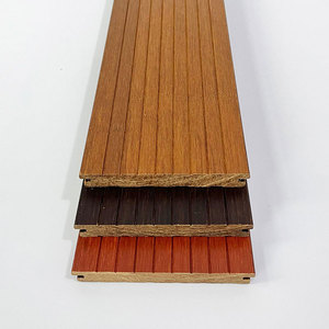 Pavimento in bambù moderno per esterni, spazzolato, antiscivolo, in bambù intrecciato carbonizzato, a spina di pesce, composito, per decking da giardino - Product Image 5