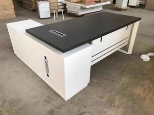 Bộ Đồ Nội Thất Điều Hành Chất Lượng Cao Ghế Và Bàn Thư Ký Văn Phòng Bàn Hiện Đại Hình Chữ L Ông Chủ Bàn Máy Tính - Product Image 2