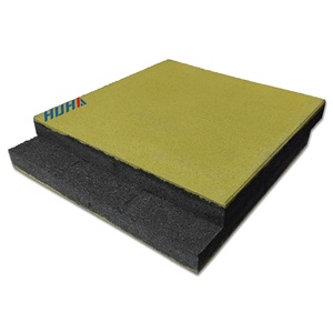 HUHA-Baldosas de goma recicladas, resistentes a vibraciones, resistentes a la intemperie, <span class=keywords><strong>para</strong></span> parque infantil - Product Image 3