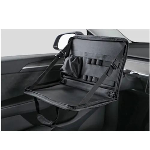 3 in 1 Steering Wheel Eating Tray Upgraded Car Back Seat Laptop Desk Multifunctional Office Bag Work Table for Writing