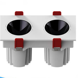 छत 360 समायोज्य सतह घुड़सवार कोब स्पॉट लाइट एम्बेडेड डबल सिर घुमाते हुए डबल सिर को घुमाते हुए - Product Image 5