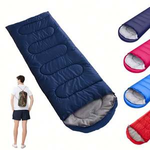 Saco de Dormir Térmico para Acampar para Adultos - Diseño de Empalme Tipo Sobre, Venta al por Mayor OEM Disponible - Product Image 1