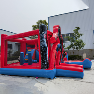 <span class=keywords><strong>Castillo</strong></span> <span class=keywords><strong>Inflable</strong></span> de Spiderman con Tobogán, Brincolín de Grado Comercial para Alquiler en Fiestas, Casa de Brinco de Material PVC - Product Image 3