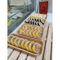 Machine automatique de découpe de rouleaux de sushi, en acier inoxydable, pour restaurants de sushi, coupe-kimbap et maki.