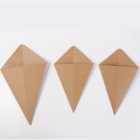 Sacs d'emballage alimentaire à emporter au design populaire, fournisseur de cônes à gaufres bulle et de cônes à crêpes en papier