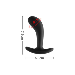 Plugue anal de silicone para mulheres e homens, conjunto de 3 peças de tamanho diferente, brinquedo erótico confortável e vestível - Product Image 4