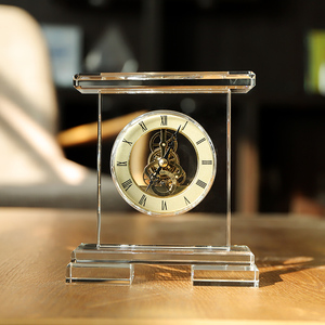 Hot Bán Tùy Chỉnh Tình Yêu Chủ Đề Khắc Pha Lê Thủy Tinh Bàn Đồng Hồ Khắc Sơn Mô Hình Thủ Công Với Laser In Ấn Cho Quà Tặng Quà Lưu Niệm - Product Image 4