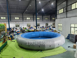 Gran oferta, <span class=keywords><strong>piscina</strong></span> inflable para deportes acuáticos al aire libre, 7,5 m de diámetro, 1,25 m de <span class=keywords><strong>altura</strong></span>, <span class=keywords><strong>Piscina</strong></span> redonda profunda - Product Image 2