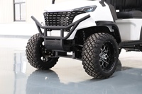 Véhicule de chasse haut de gamme 4 places avec batterie lithium longue portée, sièges de luxe, pneus tout-terrain, chariot de golf tout-terrain pour la chasse