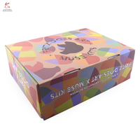 Boîte d'expédition en carton ondulé de qualité supérieure pour vêtements, chaussures, jouets, emballage de magasin, avec logo personnalisé, vente en gros