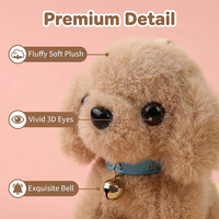 Porte-clés en peluche chien mignon et moelleux, breloque de sac chiot en peluche douce, pendentif animal pour sac à dos et accessoires de sac à main