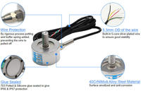 Sensor de fuerza de alta precisión OEM/ODM de 200 kg con celda de carga de botón de compresión en miniatura, medidor de deformación de acero aleado, sensor de peso 2.0mV/V
