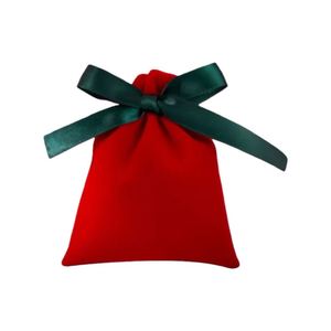 Sac cadeau en velours à cordon de serrage pour bijoux, emballage de luxe pour bijoux, pochettes de rangement pour colliers et bagues - Prix de gros - Product Image 6