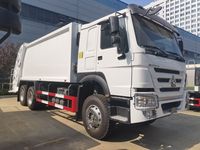 Camion à ordures compacteur diesel manuel Sinotruck HOWO 20CBM 6x4 avec boîte de vitesses SINOTRUK et moteur 340PS