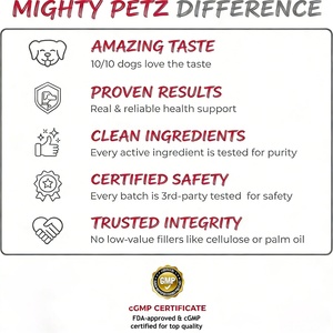OEM/ODM Masticables <span class=keywords><strong>para</strong></span> el Tratamiento de Infecciones Urinarias en Perros, Suplemento de Arándanos de Máxima Potencia <span class=keywords><strong>para</strong></span> Perros + D-Manosa <span class=keywords><strong>para</strong></span> el Control de la Vejiga - Product Image 2