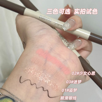 Crayon Eyeliner Double Pointe Effet Silkworm Durable et Inaltérable