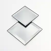 Bulk Buy China Wholesale Decorative Custom Cut Size Round Square Shape  Bevel Edges Small Pieces Mirrors Tiles For Wall $0.98 from QINGDAO SINOY  ENTERPRISE CO LTD