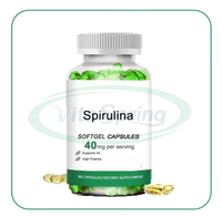 VitaSpring OEM Capsules de gélules de spiruline en vrac biologique Complément alimentaire Capsules de spiruline en vrac
