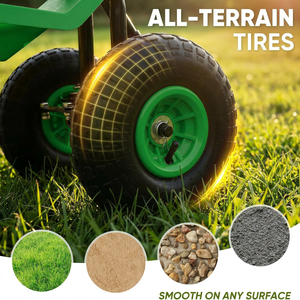 Chariot de jardin ergonomique populaire et économique avec siège, idéal pour l'agriculture et le jardinage en extérieur - Product Image 3