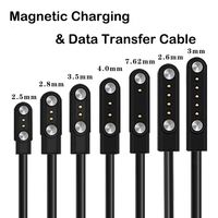 Chargeur magnétique sans fil 2 en 1 pour montre intelligente avec transfert rapide de données Câble USB Gaine TPE Câble de chargement magnétique