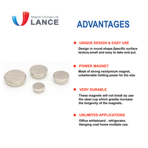 Aimant <span class=keywords><strong>Pot</strong></span> Magnétique Axial Rond en Néodyme de Qualité Supérieure avec Couvercle Métallique, Aimant Puissant à Pousser D16-D32mm - Product Image 5