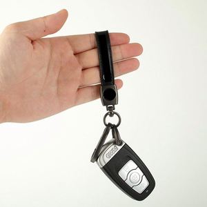 Wholesale Genuine Leather Car Keychain Car Accessories Car Brand Keychain Brand Logo <b>Keyring</b> - Product Image 4