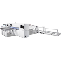 Sierra de Panel CNC Automática HICAS HC280 HC330 con PLC Delta, Servocontrol Inovance y Mesa Deslizante para Corte de Tableros