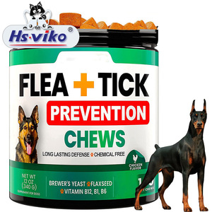 OEM prevenzione pulci <span class=keywords><strong>e</strong></span> zecche naturale Pet integratore mastica <span class=keywords><strong>cani</strong></span> lievito di birra vitamine B12 B6 sollievo della pelle allergia salute immunitaria - Product Image 1