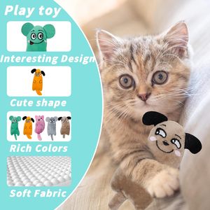 New Durable Eco-Friendly Catnip <b>Plush</b> <b>Cat</b> & Mouse Interactive Chew Toy for <b>Cats</b> - Product Image 4