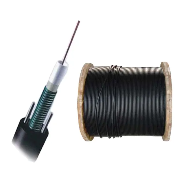 Factory Direct Underground Optical Cable GYXTW Armoured 12-96 Cores Fiber Cables FTTH Oil Filled Steel Wires