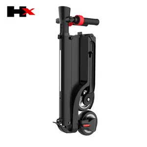 HX x6 yüksek hızlı elektrikli scooter 250W patinete electrico Yetişkinler için dört katlama e bisiklet scooter