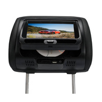 Ecran de voiture universel 7 pouces, repose tête, moniteur d'affichage arrière de voiture, DVD + AV