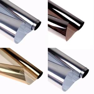 Film adhésif décoratif réfléchissant unidirectionnel or et argent de haute qualité 1,52x30m pour isolation thermique et confidentialité - Product Image 2