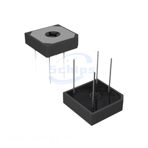 GBPC12005-E4/51 4-Square, GBPC-W Diodes Electronic Circuit Components BOM IC In Stock - Product Image 1