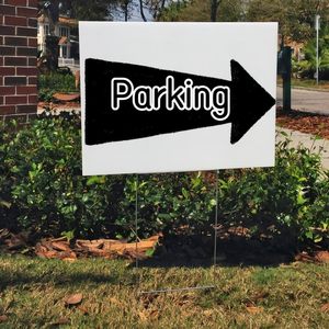 Lot de 10 panneaux de signalisation vierges en plastique ondulé blanc, écologiques, double face, épaisseur 4 mm, 18'' x 12'', pour vente au <span class=keywords><strong>garage</strong></span> et location - Product Image 6