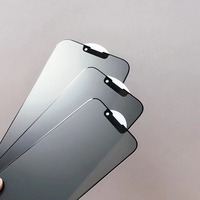 Protection d'écran en verre trempé anti-espion mat AG pour iPhone 18 17 16 15 14 13 Pro Max 15 Plus