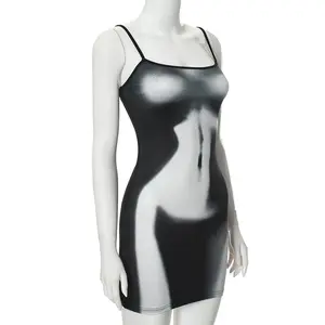Dgx040324 Hot Selling Jurken Vrouwen Club Slip Dress Gemaakt In China