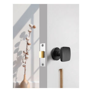 Cerradura de puerta oculta de una sola cara con orificio para llave, cerradura para puerta de pared, cerradura para puerta de habitación secreta, cerradura oculta, cerradura para puerta negra y gris - Product Image 5