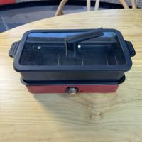 Nouveau four à marmite électrique BBQ en acier au carbone détachable plaque de gril intérieure multifonctionnelle pour usage domestique PTFE pour l'extérieur