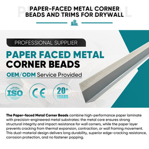 <span class=keywords><strong>Juntas</strong></span> de Placas de Yeso de Alta Calidad, Acero Galvanizado Flexible, Metal 90 ° <span class=keywords><strong>Esquinero</strong></span> en C <span class=keywords><strong>para</strong></span> Proteger los Bordes de las Paredes - Product Image 4