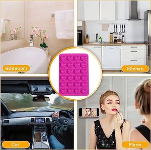 Mobile Phone Grip Double-sided Sticky <b>Suction</b> <b>Pad</b> Anti-slip Silicone <b>Suction</b> Cup Phone Holder Stand - Product Image 4