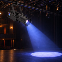 Projecteur LED profilé 150W 5 couleurs RGBAL fixe 26 degrés avec fente Gobo et DMX sans fil pour le théâtre